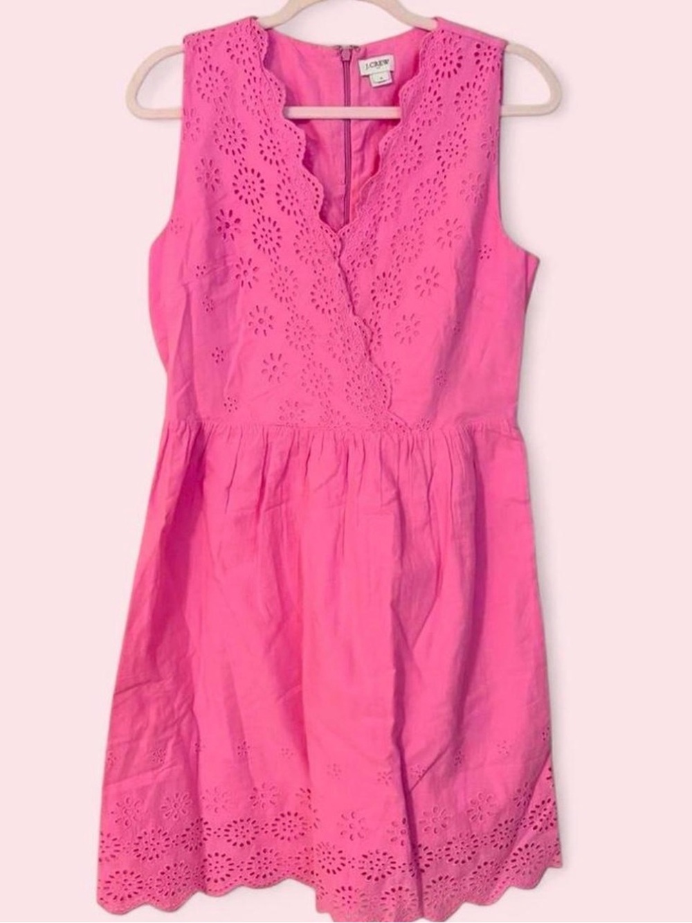 Pink floral J.Crew Factory dress